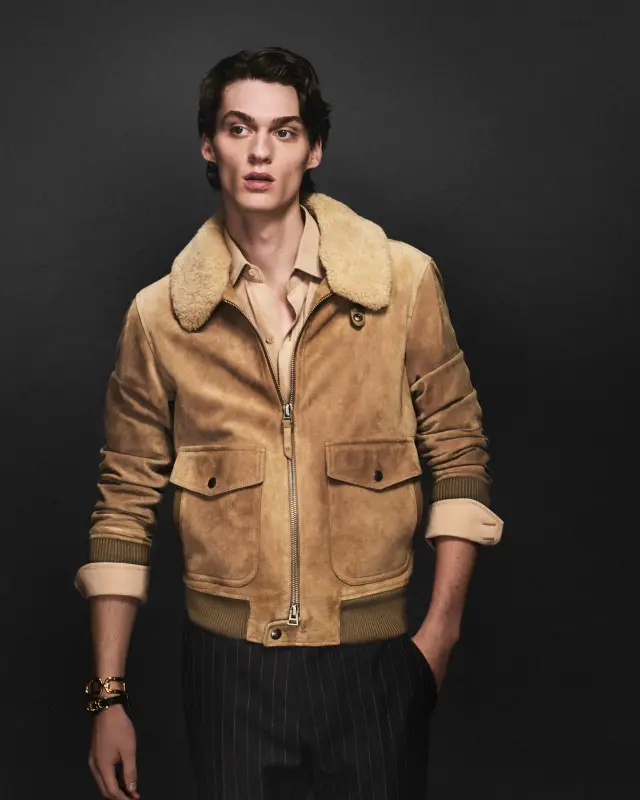 SHARP STRIPE DYLLAN TROUSER DARK GREY online